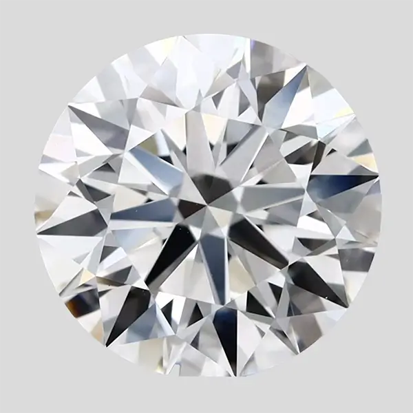 2.03 Carat Lab Grown Round Diamond HPHT F VVS2