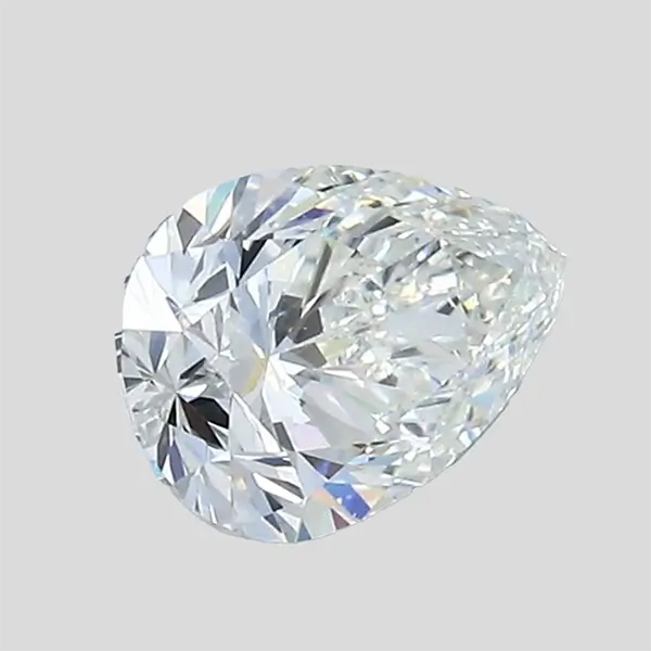2.46 Carat Lab grown Pear Diamond CVD F VS1