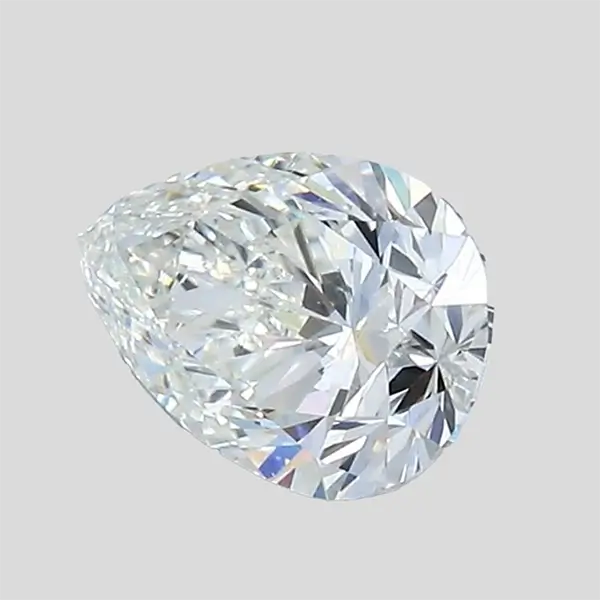 3.44 Carat Lab Grown Diamond Pear Shape CVD D VS1