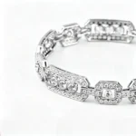 14k gold bracelet with lab diamond-4