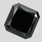 black lab grown diamond cushion