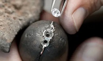 diamond gemstone setting