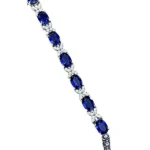 lab created blue sapphire bracelet butterfly lab diamonds 2