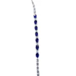 lab created blue sapphire bracelet butterfly lab diamonds 3