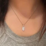 lab diamond dangling pendant 4
