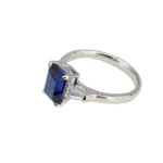 lab grown diamond and sapphire eternity ring 2