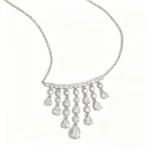 lab grown diamond necklace 14k gold-1