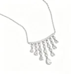 lab grown diamond necklace 14k gold-3