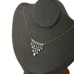 lab grown diamond necklace 14k gold-4