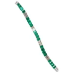lab grown emerald tennis bracelet 1