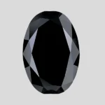 lab made black diamond oval