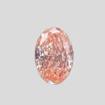 oval lab diamond pink