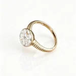 vintage lab grown diamond ring 2