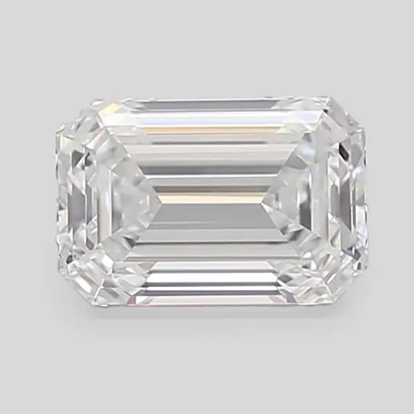1 carat lab grown emerald cut diamond