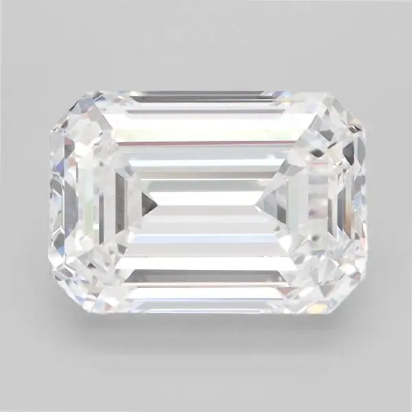 2 carat lab grown emerald cut diamond