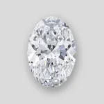 2.5 carat oval diamond ring lab grown