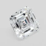 4 carat asscher cut lab grown diamond