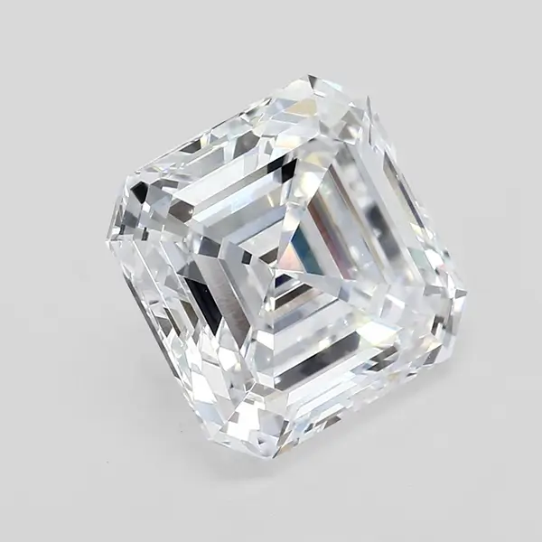 4 carat asscher cut lab grown diamond