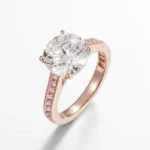 4 carat lab grown diamond ring