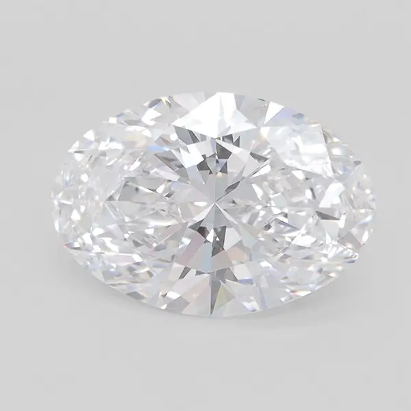 6 carat oval lab grown diamond