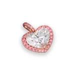 Lab Grown Diamond Heart Pendant 2