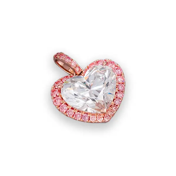 Lab Grown Diamond Heart Pendant 2 Lab Grown Diamond Heart Pendant 2