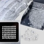 Oval Melee Lab Diamonds 2
