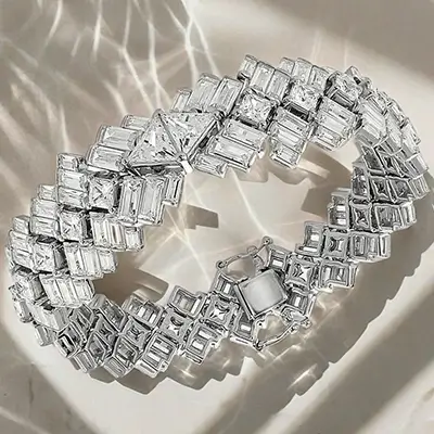 lab grown diamond bracelets women