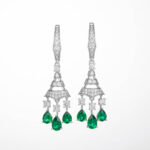 lab grown diamond drop earrings 1