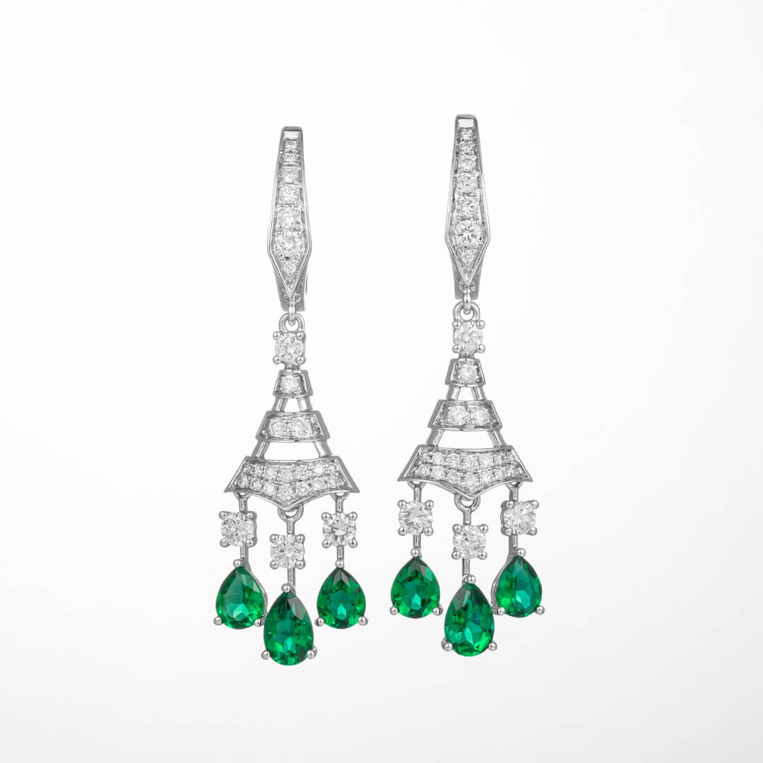 lab grown diamond drop earrings 1 lab grown diamond drop earrings 1