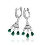 lab grown diamond drop earrings 3