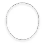 lab grown diamond tennis necklace white gold 1