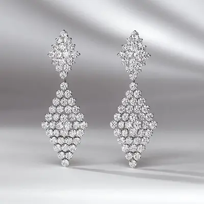 lab grown diamond women earrings