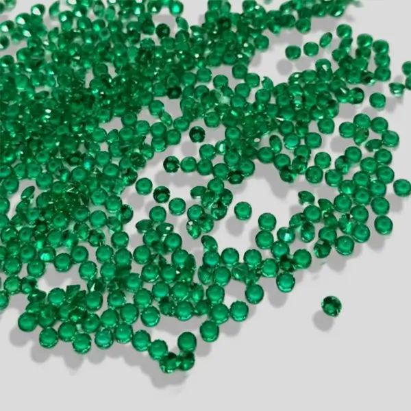 lab grown emerald round melee 3 lab grown emerald round melee 3