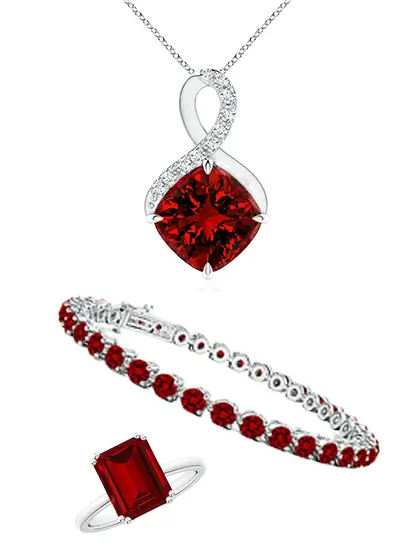 lab grown ruby jewelry