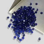 lab grown sapphire round melee 1