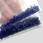 lab grown sapphire round melee 3