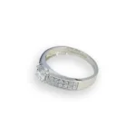 mens gold ring with lab diamonds-2