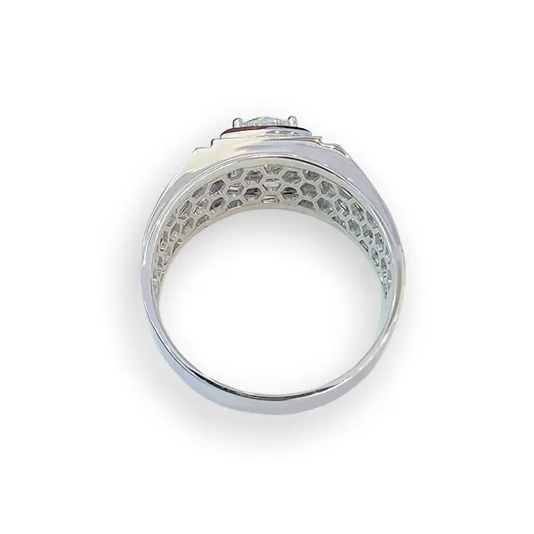 mens wide band rings groove 18k 3 mens wide band rings groove 18k 3