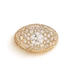 Lab Diamond Pave Dome Ring 2
