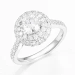 Round Cut Lab Diamond Engagement Ring 1