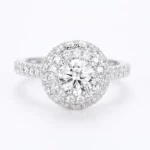 Round Cut Lab Diamond Engagement Ring 2