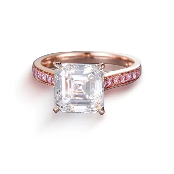 asscher cut lab diamond ring 4 asscher cut lab diamond ring 4