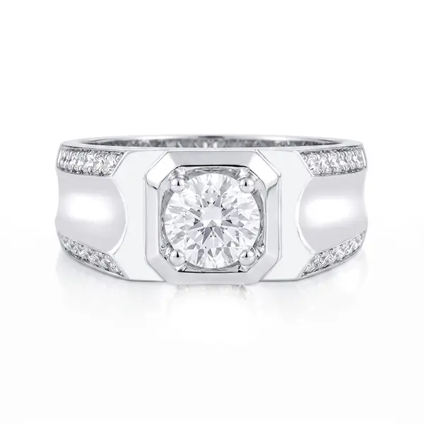 14K Gold Band Lab Grown Diamond Ring 2 14K Gold Band Lab Grown Diamond Ring 2