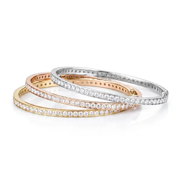 14k gold bangle bracelets wholesale 1