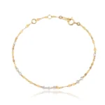 18k gold sequin bracelet 1