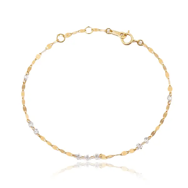 18k gold sequin bracelet 1 18k gold sequin bracelet 1