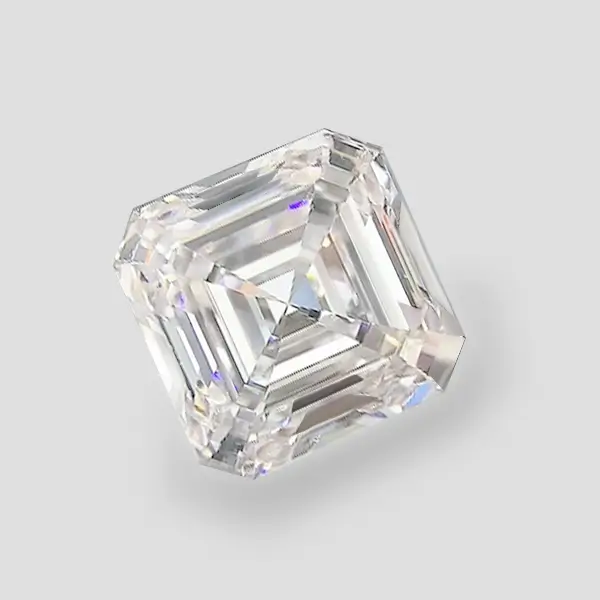 2.62 Carat Asscher Lab Grown Diamond F VS1 1