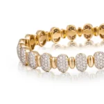 Double Oval Silhouette Lab Diamond Bracelet thumbnail