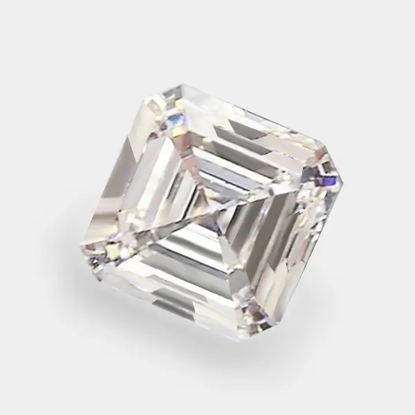 Lab Created Asscher Cut Diamond 2.09ct E VVS2 1